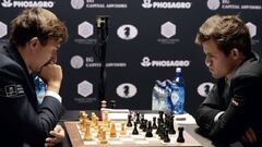 Carlsen sufre para lograr hacer tablas en la quinta partida