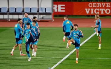 Pau Cubarsí y Ferran Torres.