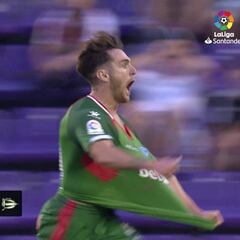 Resumen y gol del Valladolid vs. Alavés de la Liga Santander
