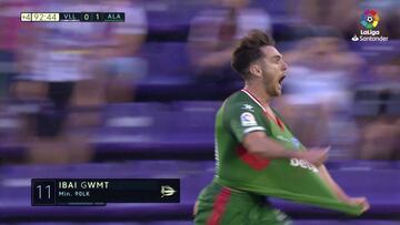 Resumen y gol del Valladolid vs. Alavés de la Liga Santander
