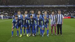 El once del Deportivo ante el Córdoba