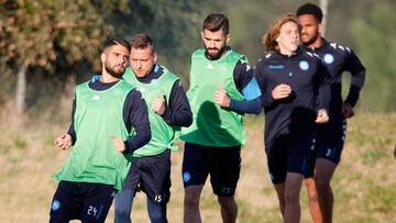 El Nápoles preparó a conciencia el partido ante el City.