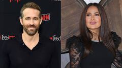 Salma Hayek se burla de Ryan Reynolds en su cumplea&ntilde;os