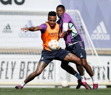 Militao y Alaba, probablemente la pareja defensiva del Madrid en el Camp Nou.