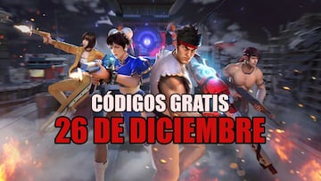 Free Fire códigos gratis 26 de diciembre