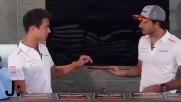 El original abecedario de Lando Norris: con la B, "Big Cajones"