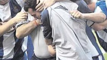 <b>EN SEGUNDA B. </b>El filial ascendió el pasado sábado a Segunda B. Es sólo el primero de los muchos equipos de la cantera que deberán vivir con el dinero del primer equipo.