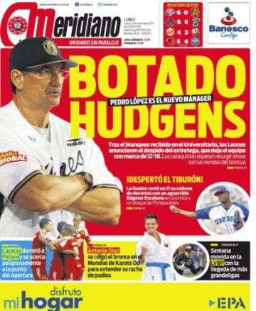 Portadas de la prensa deportiva