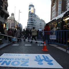 Madrid: los vehículos que sí podrán circular por la Gran Vía en Navidad