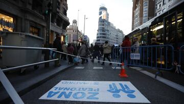 El Ayuntamiento de Madrid indica los veh&iacute;culos que s&iacute; podr&aacute;n circular por la Gran V&iacute;a durante la Navidad.