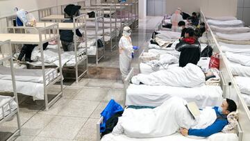Pacientes con coronavirus vía Getty Images. 2020.