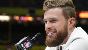 The kicker is in the spotlight this offseason after making some controversial remarks at the Benedictine College commencement ceremony.