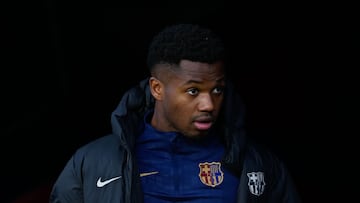 Ansu Fati, antes del Barça-Benfica