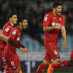 El Getafe gana a la Real y deja más sentenciado a Eusebio
