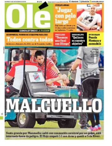 Portadas de la prensa deportiva