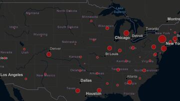 El crecimiento de casos de COVID-19 en Estados Unidos es impresionante, tanto que ya son el cuarto pa&iacute;s y est&aacute;n a poco menos de 2 mil de superar a Espa&ntilde;a.