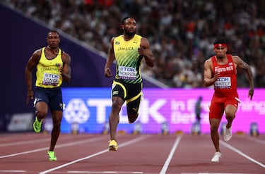 Emociones fuertes en el 100 y Duplantis barre su jardín