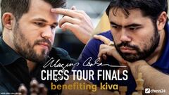 Carlsen, lesionado, derrota a Naka y fuerza la última partida