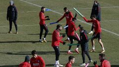 El Atlético ultima el choque ante Las Palmas con Diego Costa