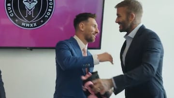 Inter Miami comparte video de la firma de contrato de Lionel Messi