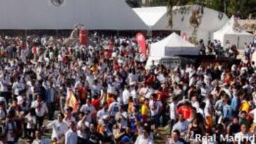Futbolines y conciertos en las horas previas a la final