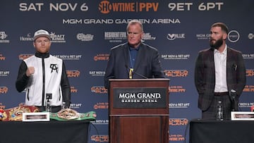 Canelo Alvarez will go head to head with Caleb Plant in a battle to become the first undisputed super middleweight champion of the world.