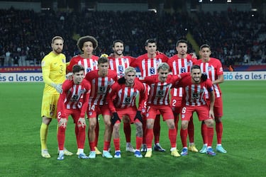 Once inicial del Atlético de Madrid.