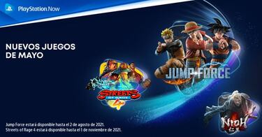 Nuevos juegos de PS Now en mayo de 2021; Nioh, Streets of Rage 4 y más