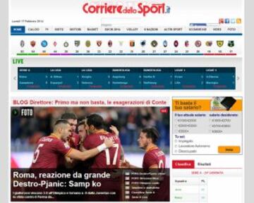 Portadas de la prensa extranjera