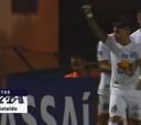 La definición de lujo de Soteldo en su primer gol con Santos