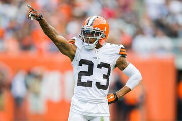 Cleveland Browns - Joe Haden: Cobra como un jugador de élite y lleva tiempo sin rendir como tal. Los Browns necesitan que sus mejores hombres den un paso al frente, ¿será capaz de darlo él?