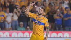  Andre-Pierre Gignac celebrates his goal 1-0 of Tigres during the game Tigres UANL vs Leon, corresponding to Round 03 of the Torneo Apertura 2023 of the Liga BBVA MX, at Universitario Stadium, on July 15, 2023.

<br><br>

Andre-Pierre Gignac celebra su gol 1-0 de Tigres durante el partido Tigres UANL vs Leon, correspondiente a la Jornada 03 del Torneo Apertura 2023 de la Liga BBVA MX, en el Estadio Universitario, el 15 de Julio de 2023.