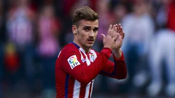 Griezmann, durante el partido contra el Celta.