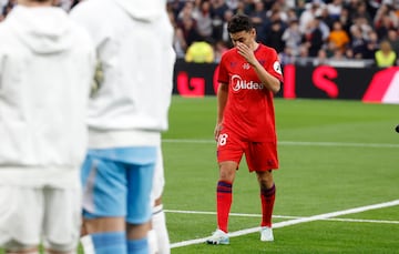 Jesús Navas, visiblemente emocionado. 