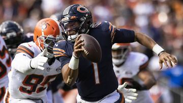Chicago Bears head coach Matt Nagy is taking his time deciding if Andy Dalton or Justin Fields will start at quarterback in Sunday's game against the Lions.