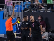 With no Lionel Messi, Inter Miami coach Javier Mascherano sees red