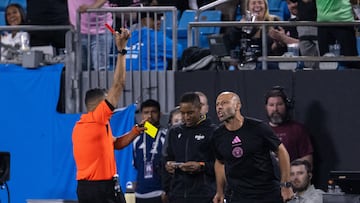 With no Lionel Messi, Inter Miami coach Javier Mascherano sees red