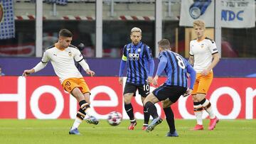 Ferran Torres, en el duelo ante el Atalanta.