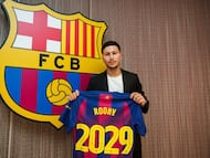 Roony Bardghji, nuevo jugador del Barça.