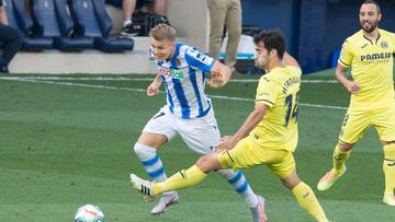 Odegaard ante el Villarreal.