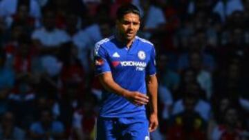 Radamel Falcao con el Chelsea.