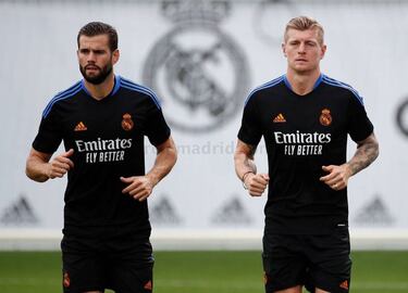 Mendy hizo parte de la sesión con el grupo de Ancelotti