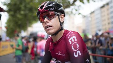 David de la Cruz antes de la tercera etapa de la Vuelta a Espa&ntilde;a 2019 entre Ibi y Alicante.