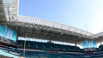 El Hard Rock Stadium durante la semana del Super Bowl, Miami. Enero 28, 2020. 
