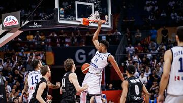 Antetokounmpo, durante el partido