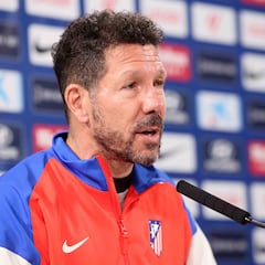 Simeone: “¿Que de cuál competición estoy más enamorado? De la vida, de tener salud, fuerza, energía...”
