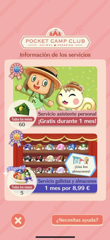 Animal Crossing: Pocket Camp detalla sus dos suscripciones; precios y características