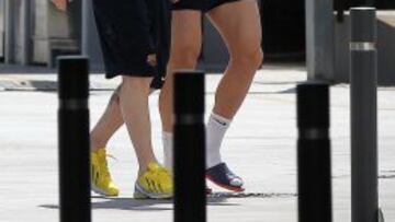 Entrenamiento del FC Barcelona.