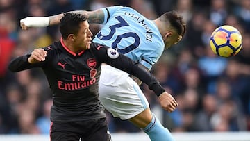 Manchester City 3-1 Arsenal: Dura derrota para el equipo de Sánchez