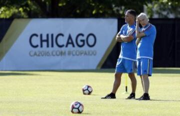 Colombia jugará esté miércoles contra Chile en Chicago.